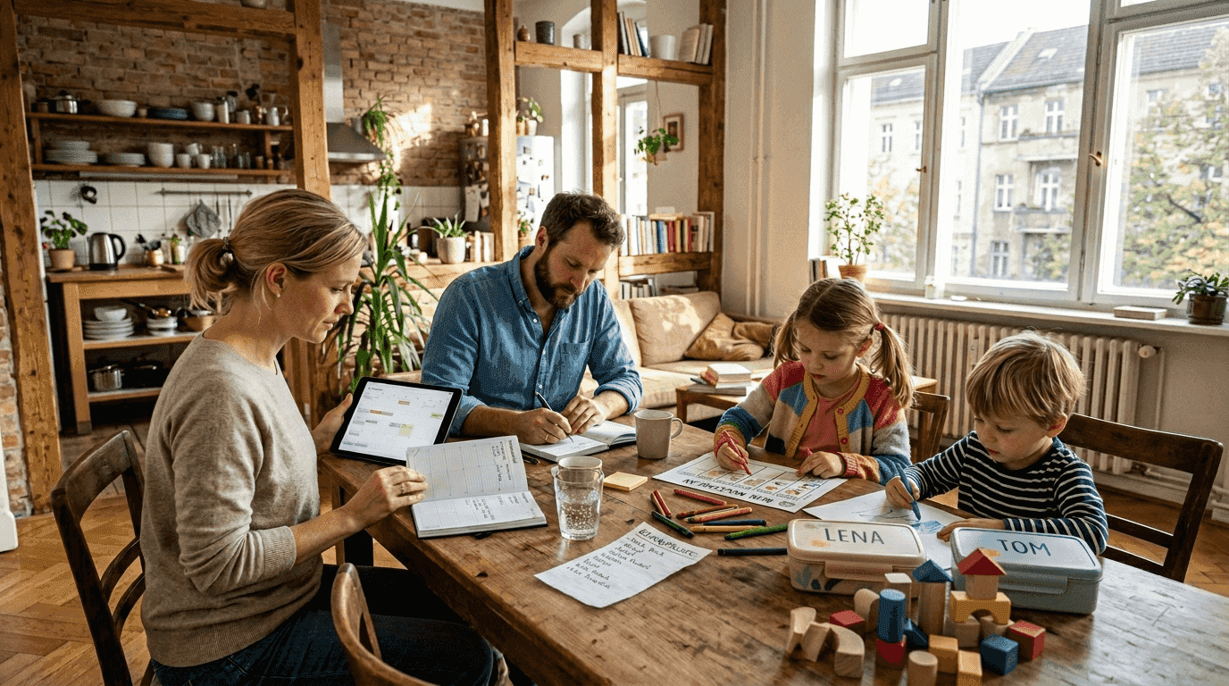 Schnelle Wochenplanung 2026: Familien stressfrei organisieren